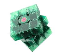 GAN 15 Maglev Emeraldox Edición Limitada Speed Cube 3x3 Cubo Magnetico,Cubo Magico con 92 imanes/GES v3/GMS v7,Magic Cube de Colección Limitada para el Verano