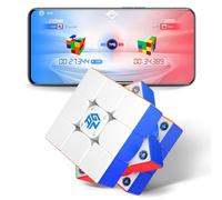 GAN 356 iCarry 2 Inteligente Speed Cube, Cubo Magnético 3x3, 700 Horas de Duración de la Batería, Seguimiento en Tiempo Real, Desbloquea el Modo de Juego Online a Través de la Aplicación, Frost