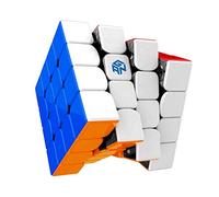 GAN 460 M Cubo de Velocidad Magnético 4x4,Speed Cube 4x4x4 con 96 Imanes-Rotación Suave y Rápida,Puzzles para Niños y Adultos(Stickerless)