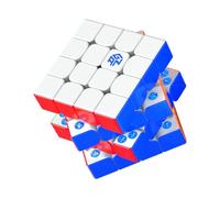 GAN 460 M V2 Speed Cube 4x4, Magnético Cubo con 160 Imanes, Profesional Original Cubos de Velocidad, Resistente y Duradero, Apto para Jugadores Avanzados o Profesionales Competidores, UV Coated