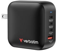 Cargador de Pared Universal Verbatim Mini GaN Wall Charger/ 3xUSB Tipo-C/ 1xUSB/ 100W