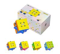 GAN icarry 4 Inteligente Speed Cube, Cubo de Velocidad Magnético 3x3,150 Horas de Duración de la Batería, Compatible con Competiciones en Línea la Aplicación, Minions Edición Limitada