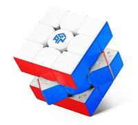 GAN14 Maglev Pro Cubo Mágico, Cube de Velocidad 3x3 Magnético Speed Cube Sensación Personalizable de Nivel Profesional, Anti-Pop, Rápido y Suave Cubo Profesional para Niños y Adultos(UV Coated)
