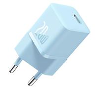 Cargador rápido GaN5 (mini) USB-C de 20 W (azul) - BASEUS