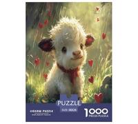 Ganado de Highland Rompecabezas Imposible,desafío for Adults Juego EduGatoivo 1000 Piezas Obra De Arte De Juego De para Adultos Y Niños 38x26cm/1000pcs