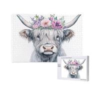 Ganado De Las Tierras Altas Puzzle 3000 Piezas,Rompecabezas Adultos de Madera,Animal Puzzles Juegos Divertidos/Relajantes/Desafiantes para Adultos,como Regalo para Amigos y Seres Queridos M-378
