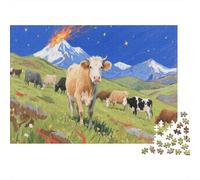 Ganado Puzzle 1000 Piezas, manadas DIY, Juguete Educativo, Decoración del Hogar, para Niños Mayores De 12 Años 1000pcs (75x50cm)