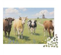 Ganado Puzzle De 1000, manadas DIY, Juguete Educativo, Decoración del Hogar, para Niños Mayores De 12 Años 1000pcs (75x50cm)