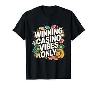 Ganador Casino Vibes Only Poker Ruleta Chips Camiseta