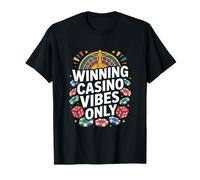 Ganador Casino Vibes Only Ruleta Chips Dados Jugadores Camiseta