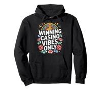 Ganador Casino Vibes Only Ruleta Chips Dados Jugadores Sudadera con Capucha