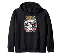 Ganador Casino Vibes Only Ruleta Chips Dados Jugadores Sudadera con Capucha
