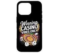Ganador Casino Vibes Only Ruleta Spin Dados Chips Carcasa para iPhone 16 Pro