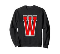 Ganadores Jersey Art Big Letter W University Style Sudadera