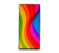 GANAN - Carcasa compatible con Samsung Galaxy S23 Ultra, funda de protección transparente antigolpes, transparente (S23Ultra)