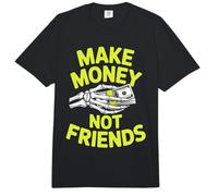 Ganar Dinero sin Amigos Diseño gráfico para emprendedores Comfort Colors Adult Heavyweight T-Shirt
