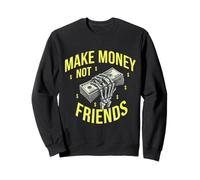 Ganar Dinero sin Amigos Diseño gráfico para emprendedores Sudadera