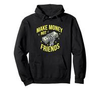 Ganar Dinero sin Amigos Diseño gráfico para emprendedores Sudadera con Capucha