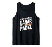 Ganar Partido Juego de Padel Deportiva Camiseta sin Mangas