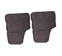 GANAZONO 1 Par Estera De La Puerta Protector De Cubiertas De Puertas De Vehículos Protector De Puerta De Coche De Arañazos De Perros Protector De La Puerta De Perro Para Coche Negro Ante
