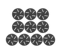 GANAZONO 10 Cabezales de Rodillo Grueso de Repuesto para Lima Eléctrica de Pies Redondos para Pedicura y Cuidado de Callosidades Duras y Talones Agrietados Accesorios para Herramienta