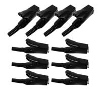 GANAZONO 10 Piezas Pinzas Cocodrilo para Batería de Coche 50a Cubierta Completa, Material Acero y PVC, Agarre Seguro para Conexión y Prueba de Terminales de Batería