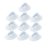 GANAZONO 10 piezas Soporte de Silicona Antidesbordamiento para Esmalte de Uñas de Base Estable y Flexible para Manicura Salón y Hogar Organizador Compacto para Botellas de Esmalte