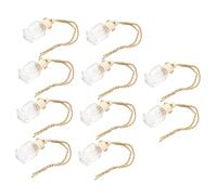 GANAZONO 10piezas Colgante Coche Perfumado Subbotella Aceite Esencial Purificación Aire Coche