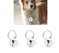 GANAZONO 12 Piezas Campanas para Mascotas de Cobre Accesorios Collares para Perros y Gatos Campanillas Duraderas Color Plata
