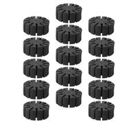 GANAZONO 15 Piezas Separador de Flechas de Espuma Eva Negro para Tiro Arco, Organizador Estable y Compacto Adecuado para Preparación y Viaje