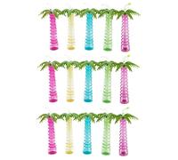 GANAZONO 15 tazas hawaianas con forma de coco tropical, taza hawaiana de pajita, tazas de coco, botellas de bebidas frías, tazas de margaritas, botellas de jugo, botellas de verano, fiesta de viaje de