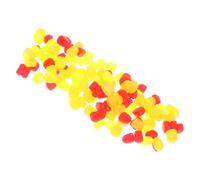 GANAZONO 150 Cebos Artificiales de Maíz de Silicona Suave Señuelo Flotante Multicolor Amarillo Verde Fluorescente Rojo 150 Piezas para Pesca de Carpa Trucha y Bagre en Ríos y Lagos