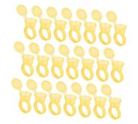 GANAZONO 1bolsa Tazas De Anillo Para Microblading De Soporte De Pigmento Para Maquillaje Anillos Ajustables De Herramientas Esenciales Para Salones De Belleza