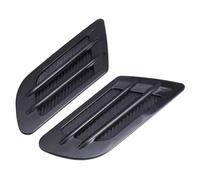 GANAZONO 2 Pegatinas Decorativas de Salida Lateral de Suv, Ventilación y Flujo de Aire, Negro, Adhesivo para Protección Lateral del Automóvil, 2 Piezas