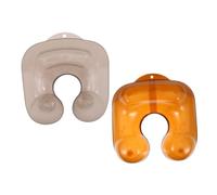 GANAZONO 2 Piezas Bandeja de Hombro para Peluquería Unidades Soporte Resistente de Plástico para Lavado de Cabello Salones y Uso Doméstico para Tratamientos y Permanente