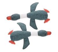 GANAZONO 2 Piezas Juguetes para Cachorros con Sonido Juguetes Interactivos para Perros Limpieza de Dientes y Estimulación del Forma de Perro Cartoon Material Seguro para Mascotas