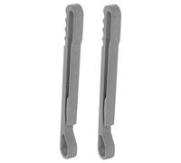 GANAZONO 2 Piezas Mosquetón de Aleación de Titanio con Clip de para Llaveros y Accesorios de Camping Gancho Antideslizante y Resistente la Corrosión