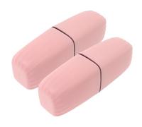 GANAZONO 2 Piezas Portable Travel Toothbrush Holder Leak-Resistant Plastic Toothpaste Cup For and Family Trips Convenient Storage For Camping School Business Cherry Blossom