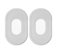 GANAZONO 2 Piezas Protector de Boquilla para Buceo de Silicona Suave Compatible con Reguladores Estándar Diseño Antifreeze para Protección Labial Esnórquel y Buceo de Color Blanco Perla