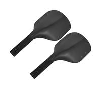 GANAZONO 2 piezas Protector para Peluquería con Mango Protector contra Laca y Salpicaduras Cubierta para Cara Barbería Negro Cómodo y Fácil de Usar