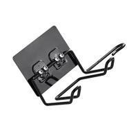 GANAZONO 2 piezas Soporte para Secador de Pelo sin Taladro de Ganchos Adhesivos para Pared o Puerta Almacenamiento Duradero y Elegante Acero Inoxidable para Baño y Salón de Belleza