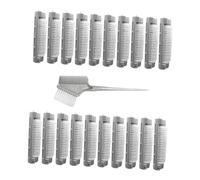 GANAZONO 20piezas Pinzas Rizar Cabello Corto Flequillo Rodillos Flequillo Volumen Autoadhesivo