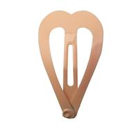 GANAZONO 24 Pinzas Pelo Niña Colores Variados Barniz Resistente, Clip Metálico Seguro en Formas Corazón, Estrella y Gota, Pack de 24 Unidades para Uso Diario y Fiestas