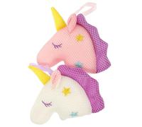 GANAZONO 2piezas Esponjas De Ducha De Unicornio De Esponjas Exfoliantes Cartoon Para Baño Suaves y Prácticas Para Adultos y Limpieza Profunda y Relajante Color Blanco y Rosa