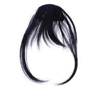 GANAZONO 2piezas Flequillo Frontal Postizo de Aire para Mujer de Pieza de Cabello Clip Flequillo de Aire para Niñas para Fiestas y Uso Diario
