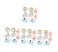 GANAZONO 32piezas Decoración De Acuario De Figuras De Animales Marinos De Resina Adornos Miniaturales para Peceras y Terrarios