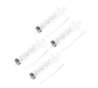 GANAZONO 4 Piezas Dispensador para Pájaros y Accesorio para Mascotas Alimentador Reutilizable Diseño Ligero y Portátil para Alimentación y Administración de Líquidos Aves Pequeñas