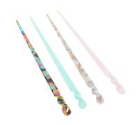 GANAZONO 4 piezas Palillos Chinos para Moño Cabello Accesorios Resistentes para Mujeres y Niñas Fáciles de Usar para Peinados Diarios y Ocasiones Especiales