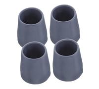 GANAZONO 4 Piezas Patas de Repuesto para Silla de Ducha y Bastón Unidades de Tacos de Goma Antideslizantes de Cubiertas de Goma Resistentes para Asiento y Muletas Accesorios para Protección