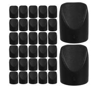 GANAZONO 48 Piezas Tapones para Patas de Silla Plegable, 7/8 Pulgadas | Nylon Negro, Diseño en V Punta, para Tubos Metálicos y Sillas Acolchadas Plegables en Interior